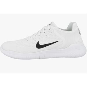 Nike Women Free run 2018  Running Shoe, White White Black 100, 8 US